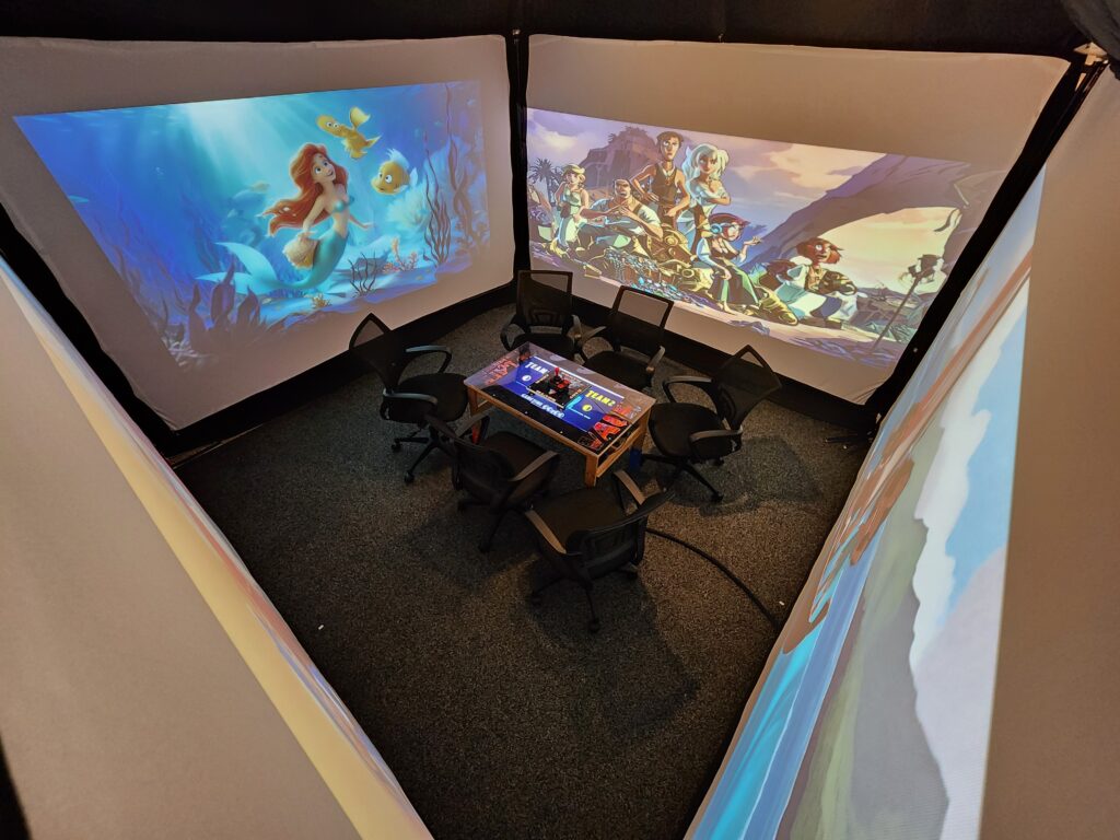 A "decision node" in the Disney Mazzle